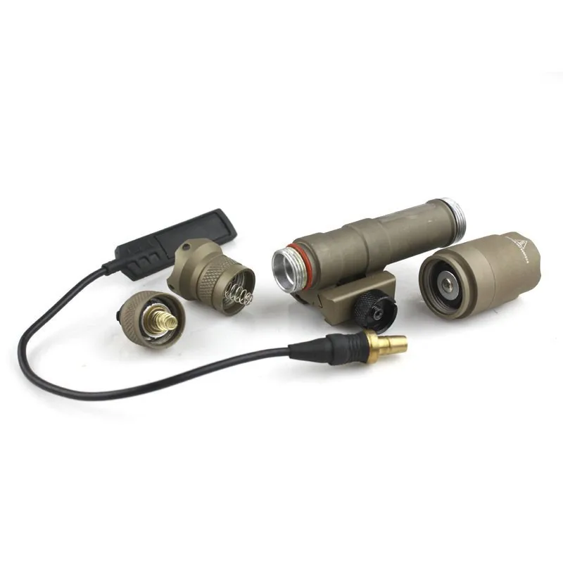 Alta Qualidade Lumens Scout Lanterna Airsoft Tático Tocha Arma Luzes Caber 20mm Ferroviário Frete Grátis M600c 180 9 Cheap Luzes de armas