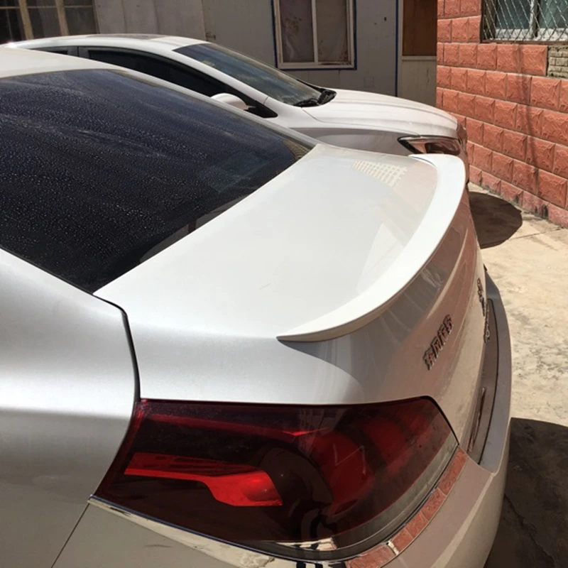 

For Peugeot 508 Spoiler High Quality ABS Material Car Rear Wing Primer Color Rear Spoiler For Peugeot 508 Spoiler 2010-2015