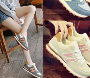 

2018 new flat bottom breathable wild shoes female student couple leisure.