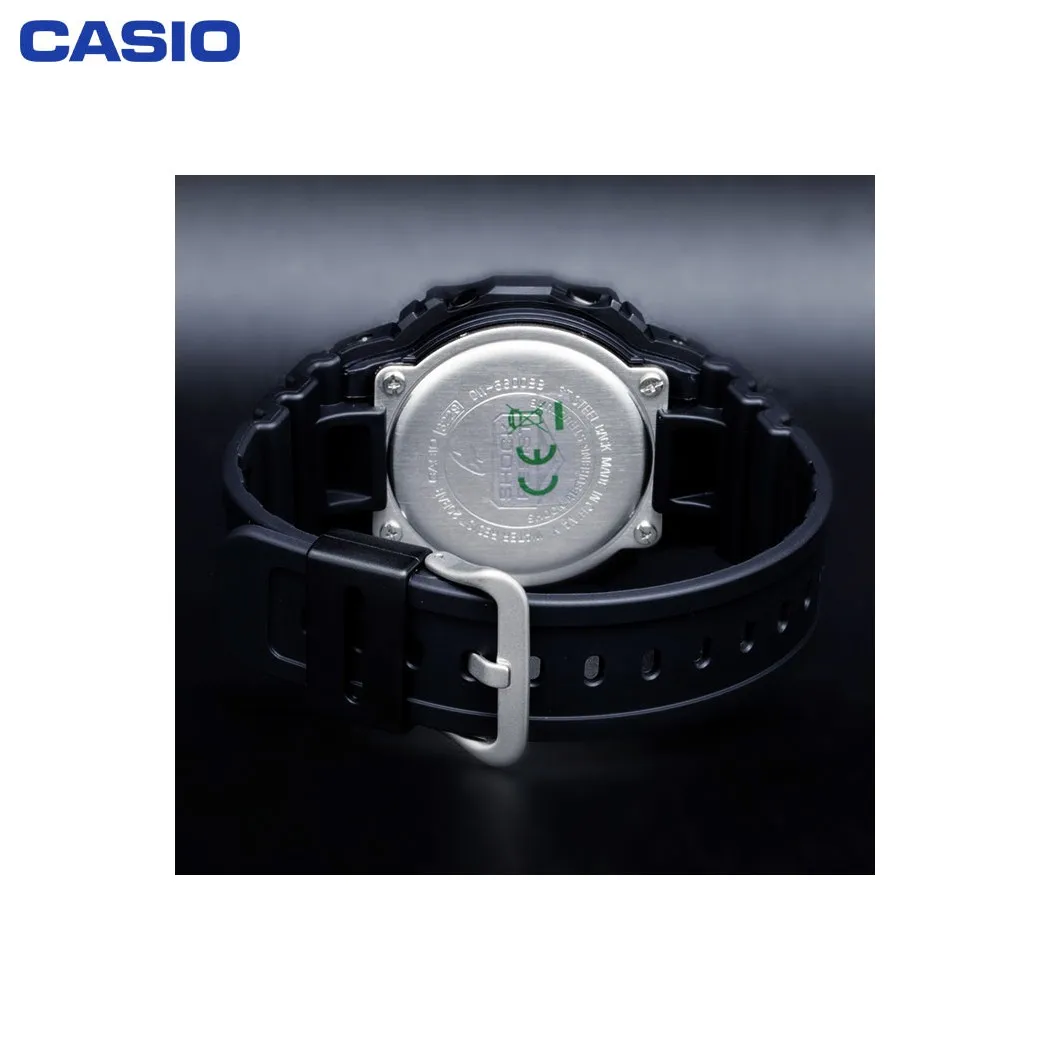 Наручные часы Casio DW 5600BB 1E мужские электронные на пластиковом ремешке|Спортивные