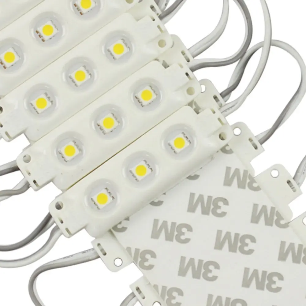 Free shipping led module injection DC 12V led module light waterproof IP67 3leds/pcs led