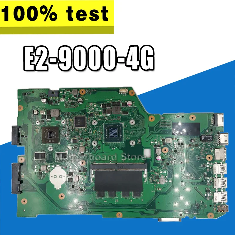 X751BP محمول اللوحة الأم ل ASUS X751B X751BP K751B دفتر اللوحة اختبار بالكامل 4 GB RAM E2-9000 وحدة المعالجة المركزية