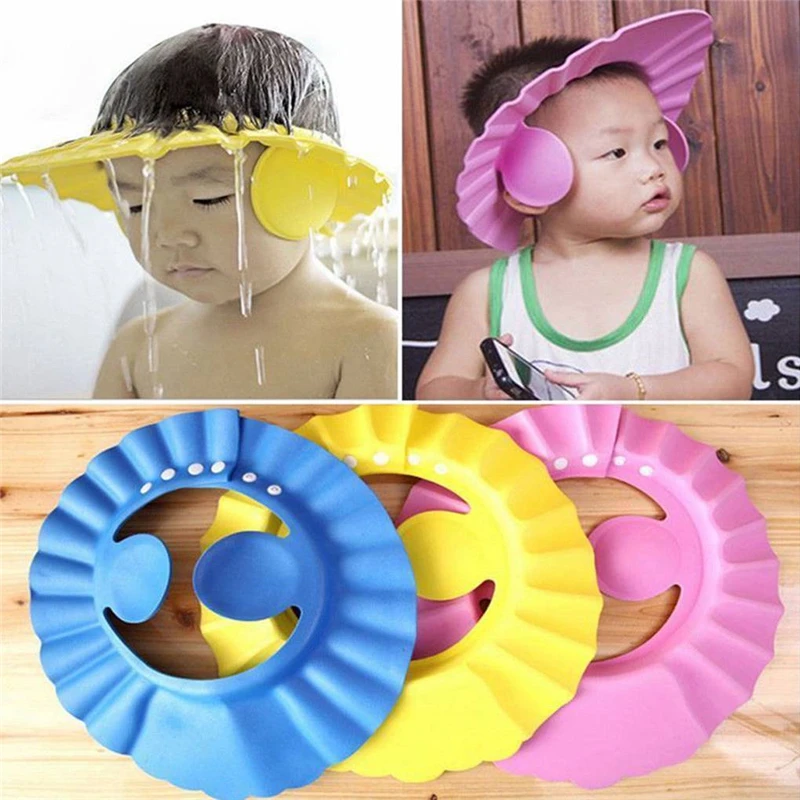 Baby Safe Baby Shower Cap Kids Bath Hat Adjustable Baby Shower Cap Protect Eyes Hair Wash Shield for Children Waterproof Cap Baby Safe Baby Shower Cap Kids Bath Hat Adjustable Baby Shower Cap Protect Eyes Hair Wash Shield for Children Waterproof Cap