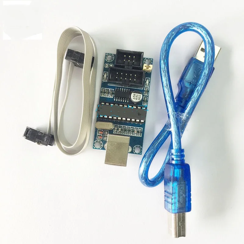 

1Set USBTiny USBtinyISP AVR ISP Programmer Bootloader For Arduino Meag2560 UNO R3 With 10pin Programming Cable #Hbm0177
