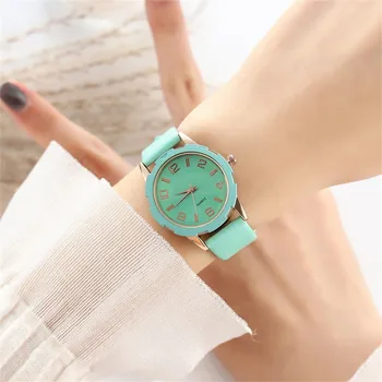 

Fashion Arabic Numerals Simple Ladies Prismatic Glass Quartz Watch women watches dress watch Party decoration gifts girlfriend