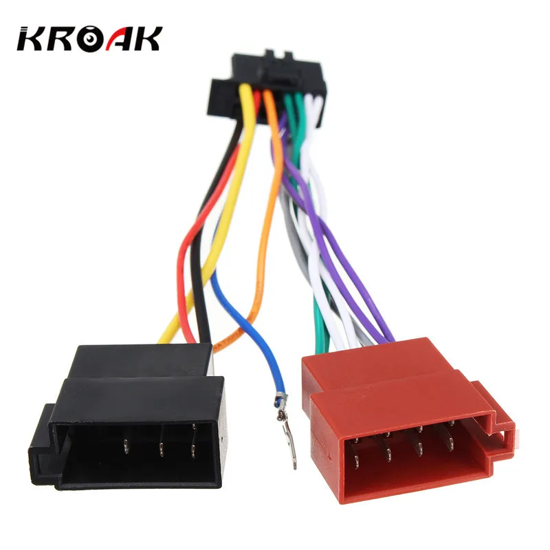 Автомобильный стерео радиоплеер KROAK ISO жгут проводов разъем 16pin для Pioneer 2003 on|wire