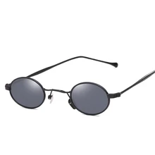 90 s Винтаж круглый маленький солнцезащитные очки Для мужчин Для женщин ретро брендовые дизайнерские унисекс черный круг линзы солнцезащитные очки оттенки UV400