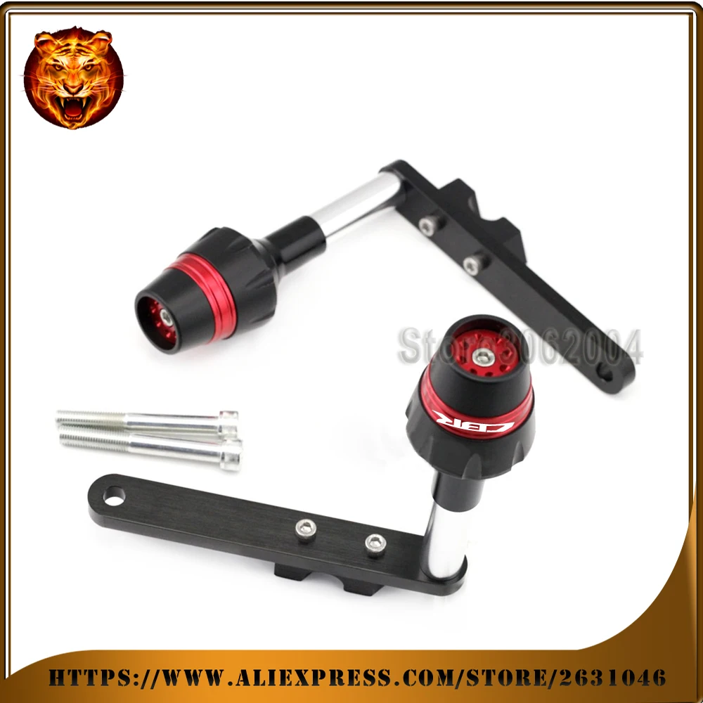 

Motorcycle Accessories Frame Slider Protector Falling Protection Crash Bobbins For HONDA CBR 250R CBR250R 2010-2013 2012 red