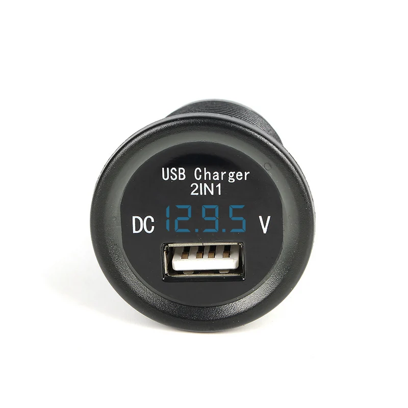 Автомобильный прикуриватель USB зарядное устройство телефон GPS светодиодный