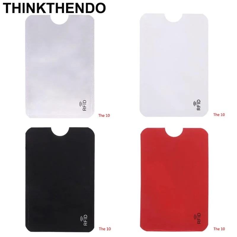 

10PCS Credit Card Protector Secure Sleeve RFID Blocking ID Holder Foil Shield