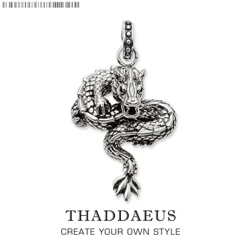 

Pendant Dragon,2019 Brand New Punk Fashion Jewelry Europe Bijoux 925 Sterling Silver Accessories Gift For Woman & Rebel Men