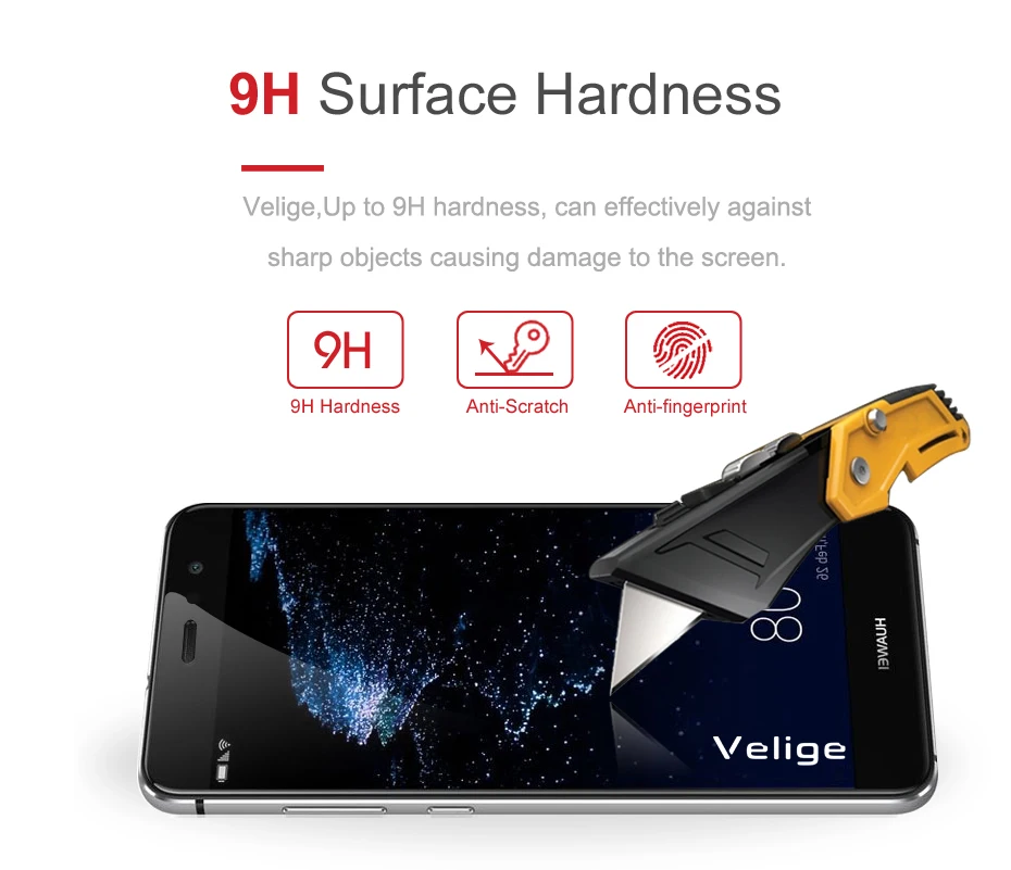 2 Pack Velige Full Cover Tempered Glass Screen Protector For Huawei P10 Lite P10Lite Nova Lite 9H 0.3mm Glass Flim (10)