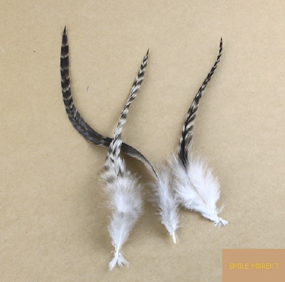 

100pcs/lot 10-15CM in CHINAZP Factory Wholesale Exporting Quality Dyed Gray Rooster Saddle Plumage Feathers