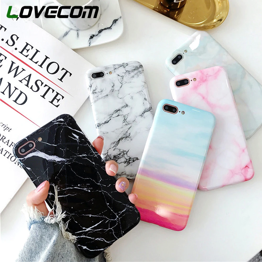 

LOVECOM Vintage Cracked Marble Phone Case For Huawei P20 Lite Soft IMD Full Body Luxury Back Cover For Huawei P20 Pro Coque Gift