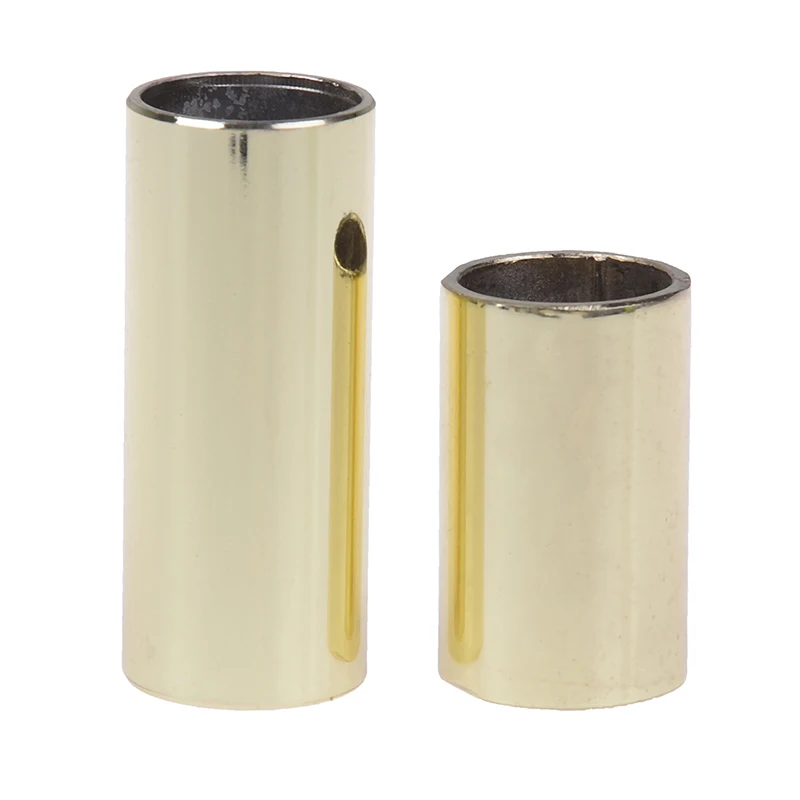 

1pcs Stainless Guitar Slider Bakelite Guitar Finger Sleeve Guitar Accessories smooth Edge Bronze Pipe Tube Slider hot sale