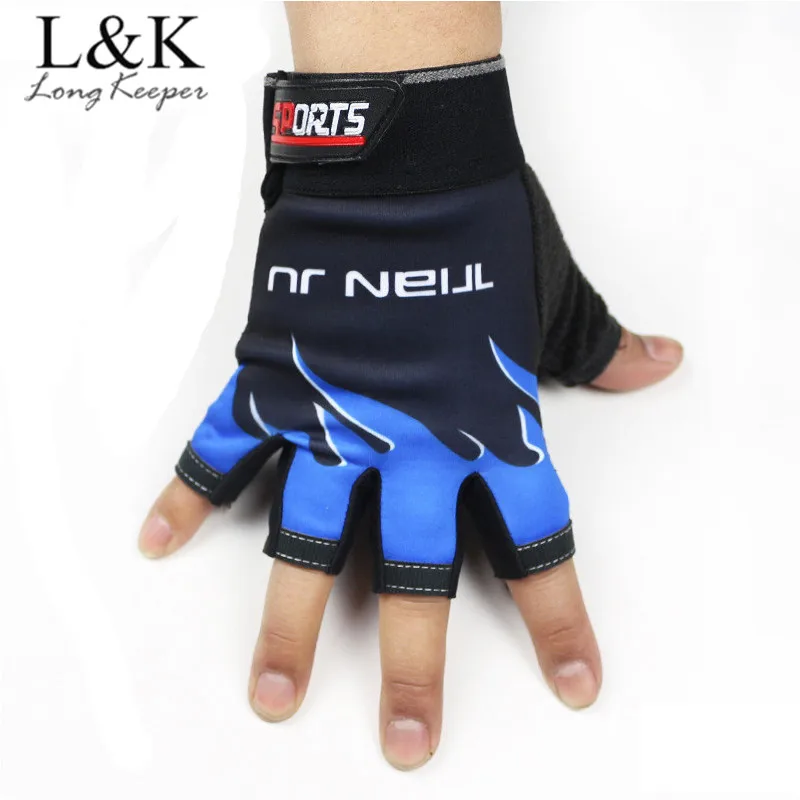 2019 Fashion Fingerless Sport Gloves Men Gloves Non Slip Breathable Gym