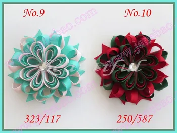 

free shipping 2017 145pcs 4.5'' Girl Boutique Modern Style B-Bird's Nest Hair Bow Clip hair accessories