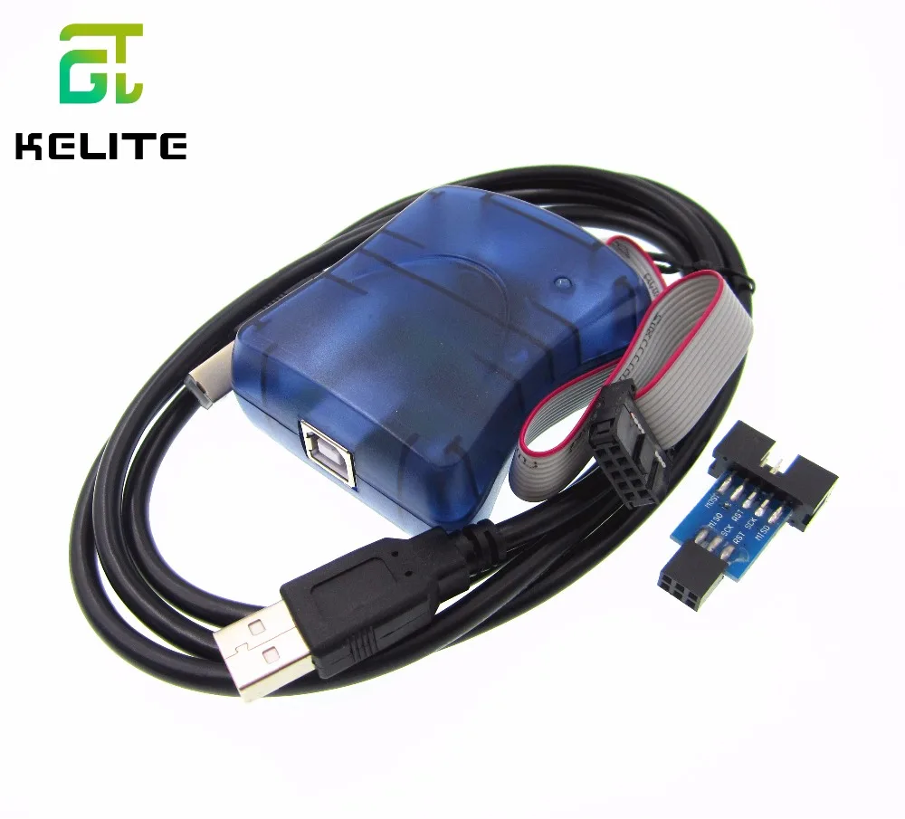 

1PCS AVRISP Atmel STK500 AVR programmer USB Atmaga Attiny