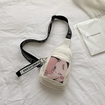 

Chest bag ladies personality graffiti inkjet messenger bag casual canvas handbags shoulder bag pockets sports small backpack