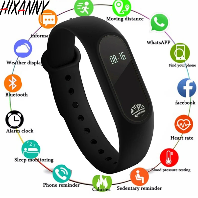 

HOT Smart Fitness Bracelet HR Heart Rate Monitor Activity Tracker Watch Band Fit For IOS/Xiaomi/Honor PK MiBand 3/Fit Bit 4