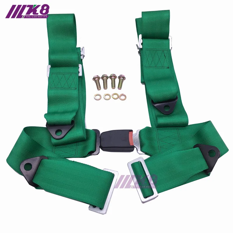 3 Inch 4 point Buckle  Car Auto Racing Sport Seat Belt Safety  Racing Harness