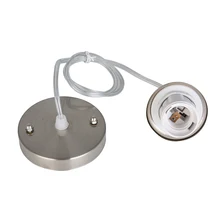 Лампа база E27 подвесной светодиодный светильник Edison потолочный шуруп светильник Лампа патрон