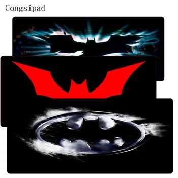 

Congsipad Batman Logo Large Gaming Mouse Pad Gamer Locking Edge Keyboard Mouse Mat Speed Desk Table Mousepad for CS GO LOL Dota