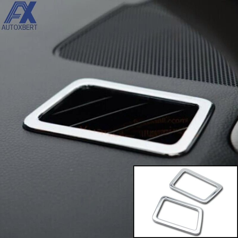 

AX Air Vent Dashboard Outlet AC Chrome Cover Trim Insert Car-Styling Accessories For Subaru Forester SJ 2014 2015 2016 2017 2018