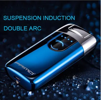 

Primo induction double arc fingerprint charging, power light display, windproof USB electronic cigarette