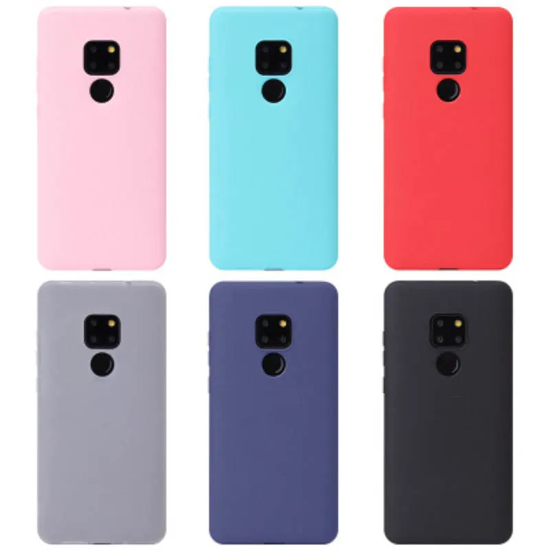 Silicone Rubber Frosted TPU Cover Case For Huawei P20 Lite Mate20Pro Honor 7A Y6 2018 Nova3 P10Plus Play |