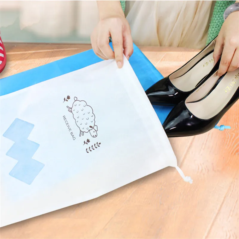 TTLIFE High Quality Colorful Waterproof Clothing Receive Bag Travel Drawstring Pouch Clothing Bag for Home Organizador