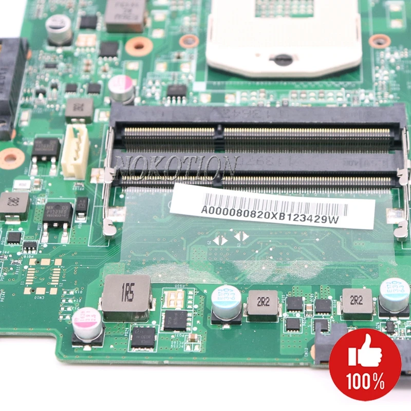 NOKOTION DABLBDMB8E0 A000080820 основная плата для Toshiba satellite L750 L755 материнская плата для ноутбука HM65 DDR3 GT525M 1 Гб