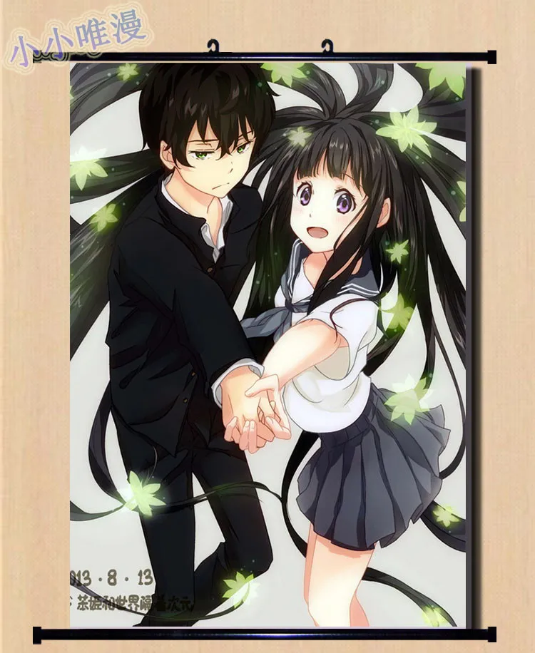 Японское аниме декоративное изображение Hyouka Oreki Tomoe & Sekitani Jun Itoigawa Youko Chitanda Eru