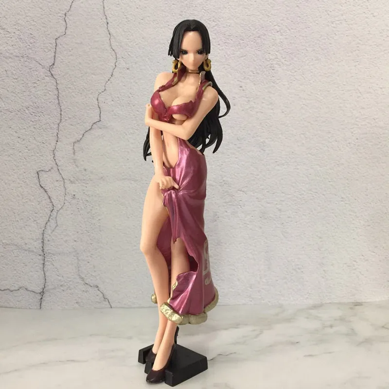 25cm-Black-White-Pink-One-Piece-Boa-Hancock-Figures-Sexy-Model-Toys-One-Piece-Anime-Action (3)