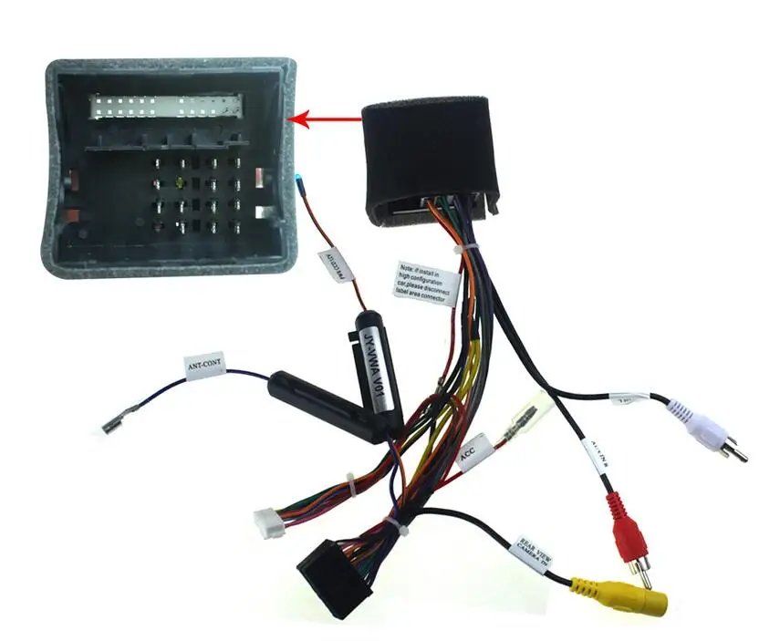 vw volkswagen car stereo cd player wiring harness wire vw volkswagen car stereo cd player wiring harness wire