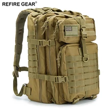Refire Gear Outdoor Tactical Pack Backpack Large-Capacity Army Waterproof Bag Hike Camping Hunting Fishing Bag 42cm*32cm*29cm Refire Gear Outdoor Tactical Pack Backpack Large-Capacity Army Waterproof Bag Hike Camping Hunting Fishing Bag 42cm*32cm*29cm