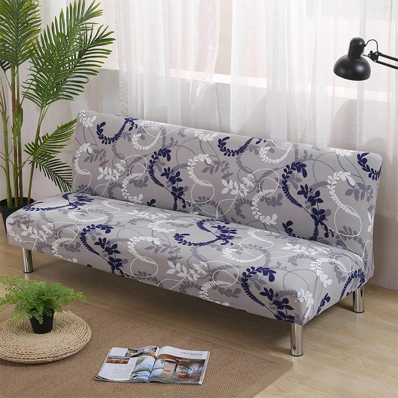 Универсальный чехол для дивана, кровати без рукавов, складной чехол для сидения, современный эластичный чехол для дивана из спандекса - Цвет: Color 7