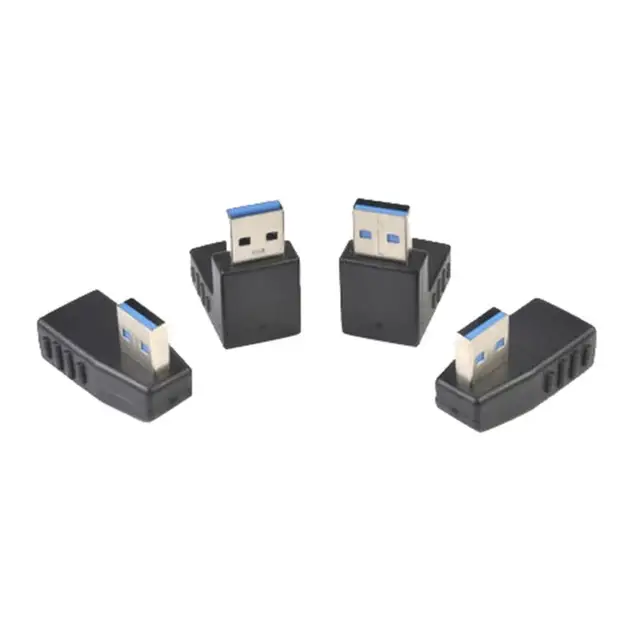 Cheap HOT 4 Pack MINI USB 3.0 Adapter A Male to Female Extension Cable 90 Degree Right Angle Adapter Plug Computer Accessories l0807#3 Cheap HOT 4 Pack MINI USB 3.0 Adapter A Male to Female Extension Cable 90 Degree Right Angle Adapter Plug Computer Accessories l0807#3