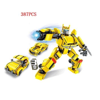

Classic movie super transformation robot bee 3in1 building block Beatle Chevrolet Cormelo assemable bricks toys for boys gift