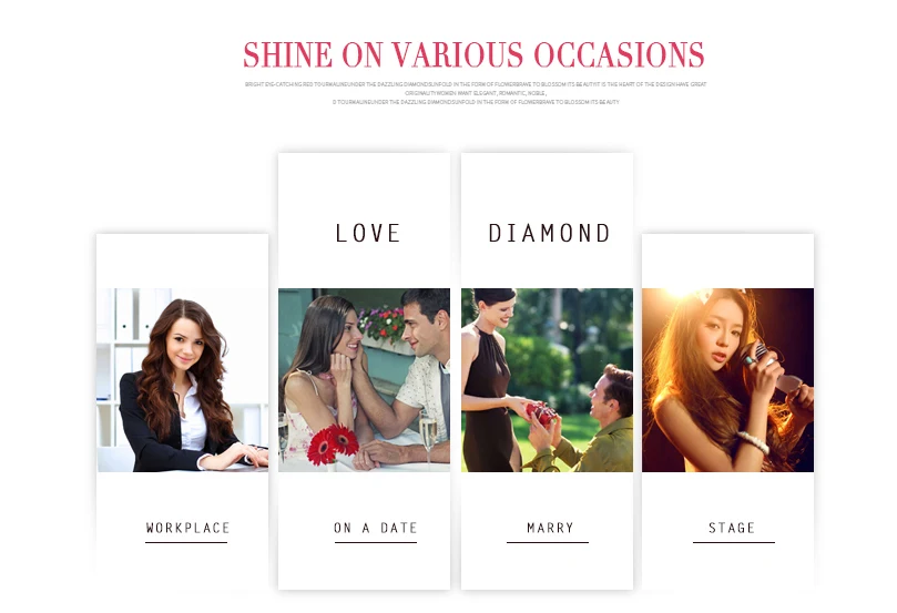 18K Gold Diamond Necklace Pendant Love Heart Lock Chain charm Gift Rose real natural pure women girl lover couple wedding party