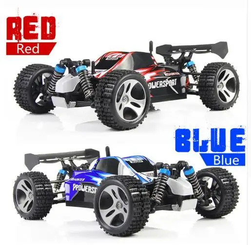 

WLtoys A959 RC Car 2.4G 1/18 Scale Remote Control Off-Road Racing Car High Speed Stunt SUV Brushed Motor Boy Gift RC Mini Car