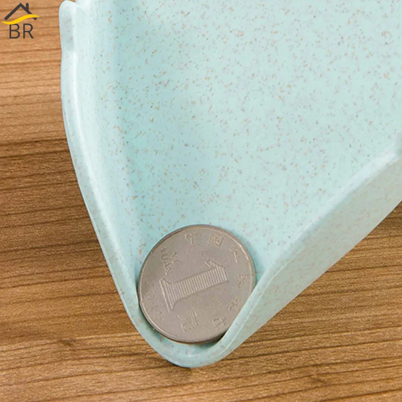 BR 2pcs Multifunctional Soap Holder Travel Soap Dish Wall Mounted Shower Soap Tray Case Bathroom Accessories Drainer Organizer