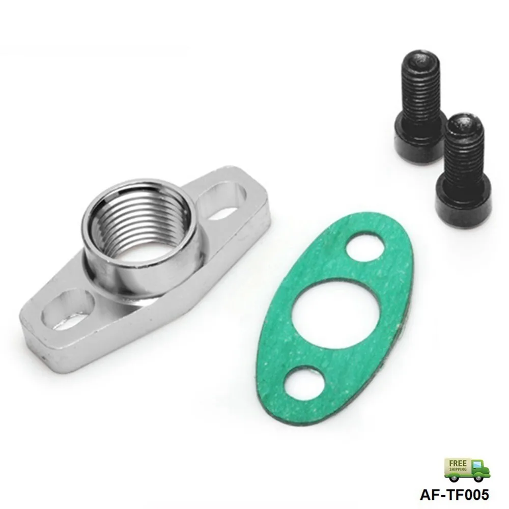 

GT25 GT28 T25 T28 GT30 GT35 garrett an10 1/2NPNT turbo Charger Oil Drain Flange Adapter AF-TF005-FS
