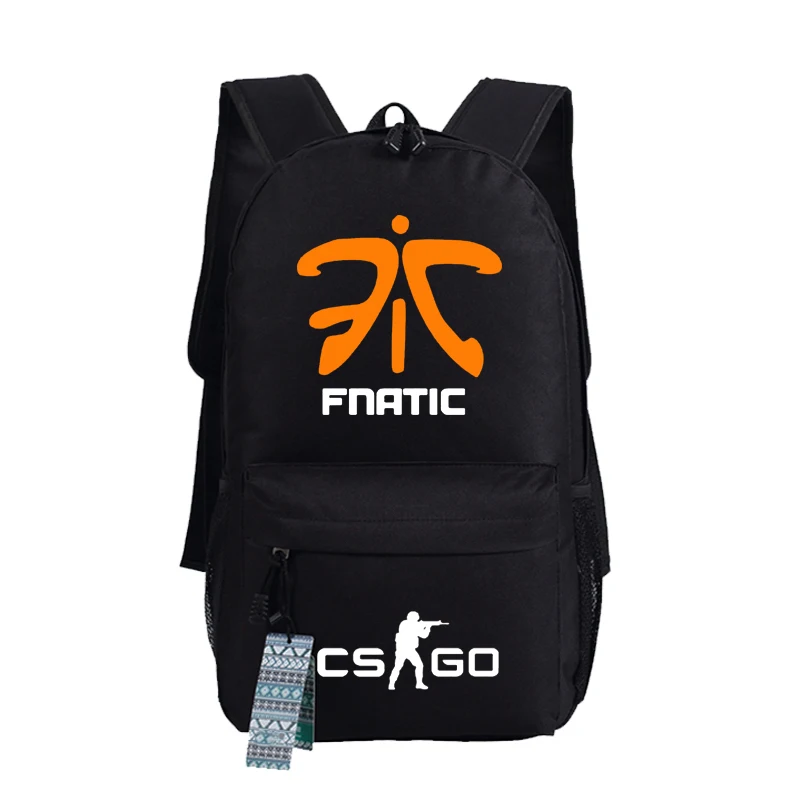 Мужчины Женщины Мальчики Девочки Унисекс Fnatic Virtus. pro Dota 2 CS CSGO Печатных Рюкзак Сумка Холст Школа Книга Сумки Модный Путешествовать Спорт Уличный Кемпинг