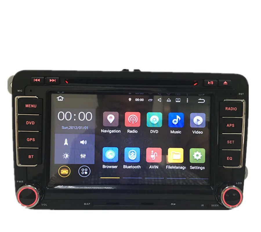 2din RNS 510 Радио android для VW PASSAT B6 Polo Sharan TIGUAN TOURAN CADDY GOLF 5 Mk6 T5 SEAT Для Skoda DAB DVD 3G 4G bluetooth|rns
