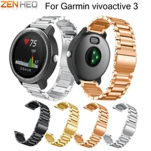 New Metal Stainless Steel Replacement Strap for Garmin Vivoactive 3 Smart Watch Band For Garmin Vivoactive 3 Watchband Bracelet New Metal Stainless Steel Replacement Strap for Garmin Vivoactive 3 Smart Watch Band For Garmin Vivoactive 3 Watchband Bracelet