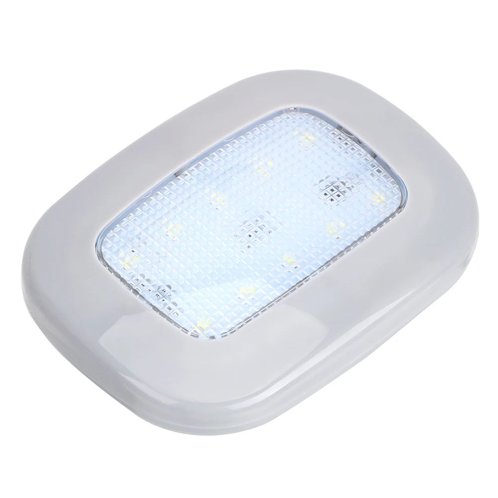 

LEEPEE Vehicle Roof Ceiling Lamp Auto Interior Light White Magnet Dome Light Universal 10 LED Car Reading Light USB Charging
