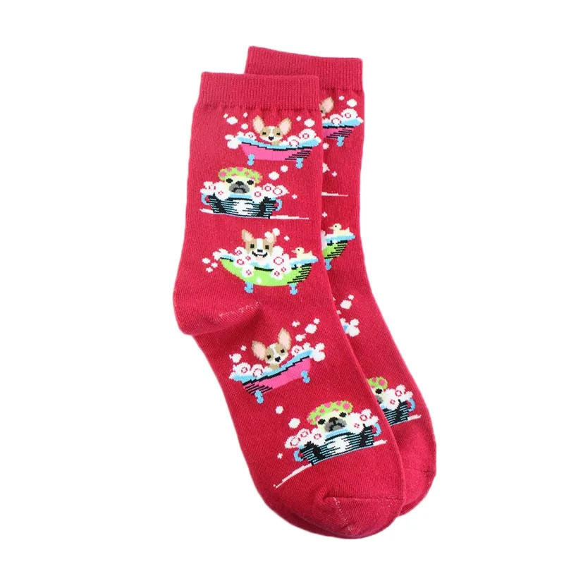 [COSPLACOOL]Harajuku Animal Funny Socks Food Pizza Cute Socks Women Divertidos Ice Cream Creative Sokken Crazy Chaussette Femme ugg socks Women's Socks