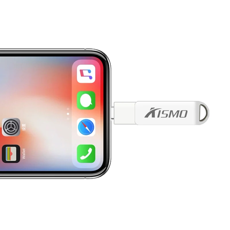 Флэш накопитель Kismo USB3.0 OTG карта памяти Mirco USB ios флеш для iPhone 8 7 6 Plus 5S ipad Air Mini S6 S7