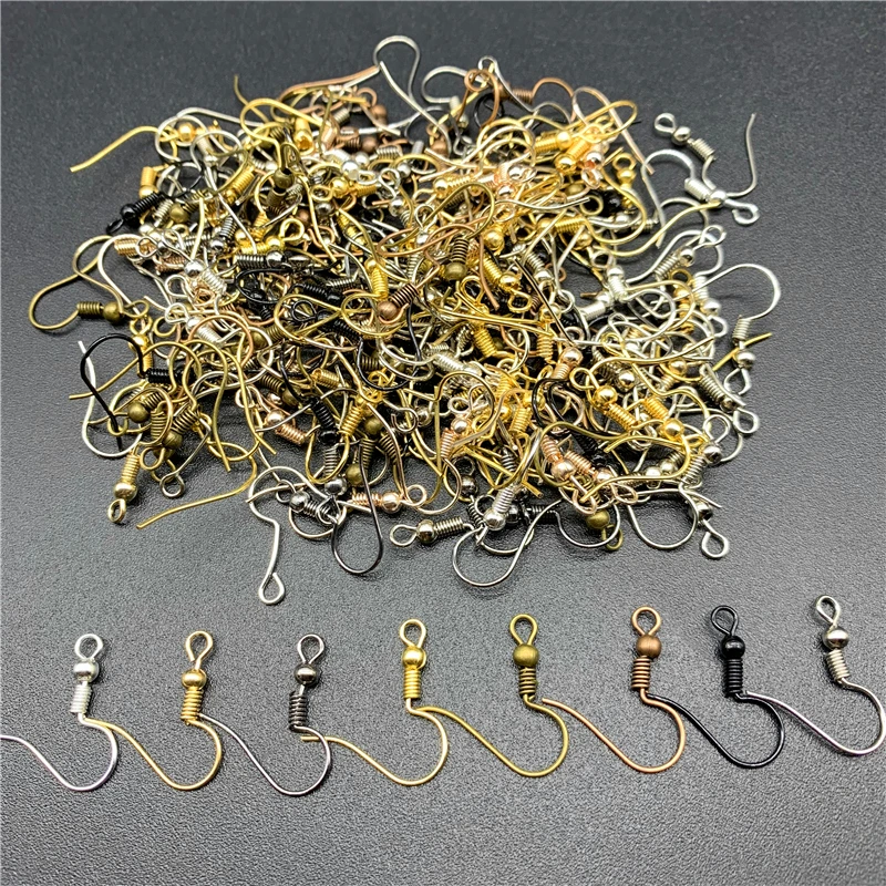 100pcs 20x17mm Earring Findings Earrings Clasps Hooks Fittings DIY Jewelry Making Alloy Hook Drop earrings Accessories